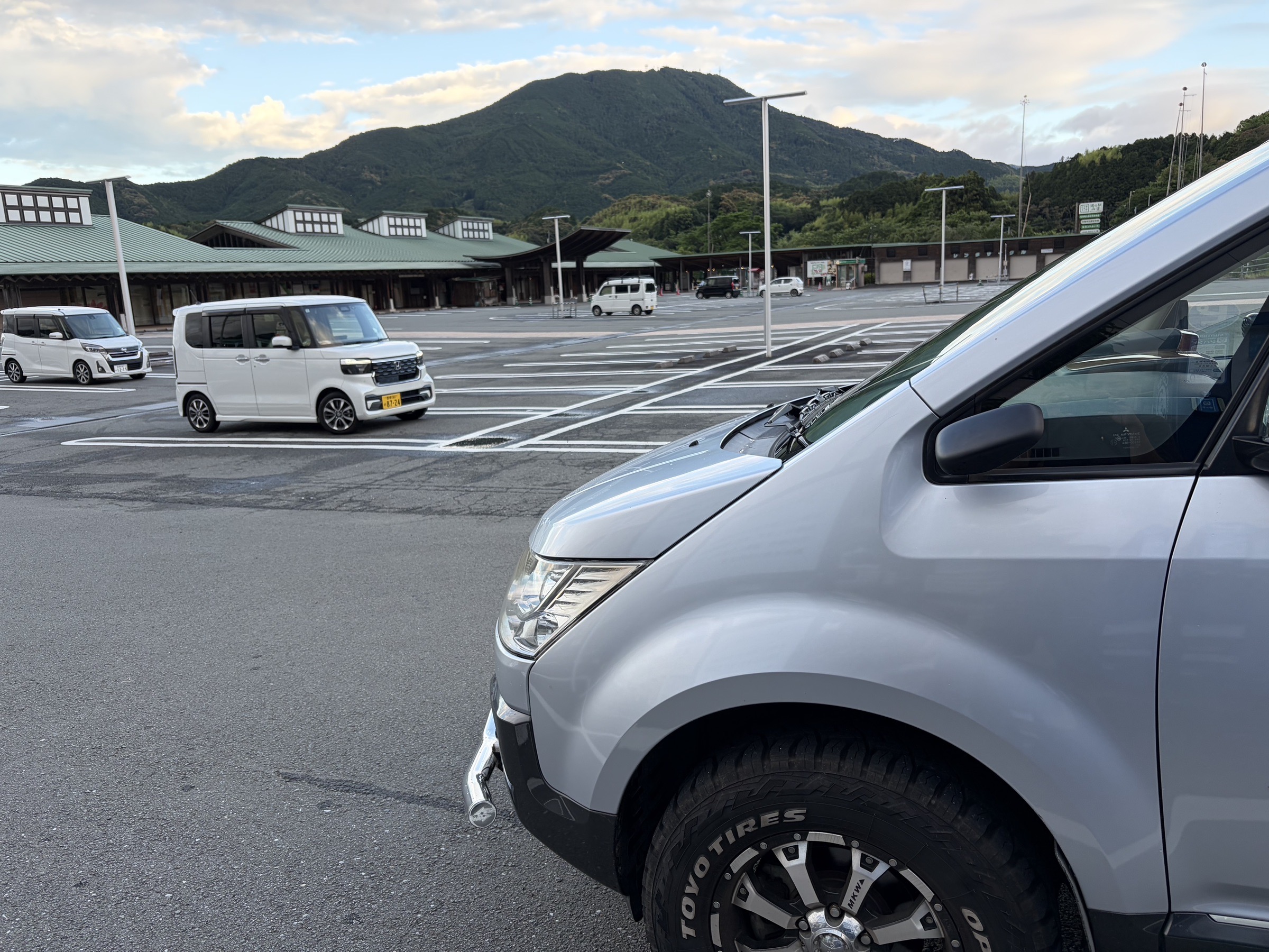 宇和島市道の駅みまを訪れた実際のデリカD:5